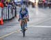 Noah Simms tried to keep the break going alone 		CREDITS:  		TITLE: Fieldstone Criterium of Cambridge 		COPYRIGHT: Rob Jones/www.canadiancyclist.com 2018 -copyright -All rights retained - no use permitted without prior; written permission