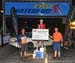 Derek Gee (Team Race Clean) receiving youth Bursery award 		CREDITS:  		TITLE: Fieldstone Criterium of Cambridge 		COPYRIGHT: Rob Jones/www.canadiancyclist.com 2018 -copyright -All rights retained - no use permitted without prior; written permission