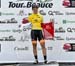 Pier-Andre Cote (Silber Pro Cycling) with his 3 jerseys 		CREDITS:  		TITLE: Tour de Beauce 		COPYRIGHT: Rob Jones/www.canadiancyclist.com 2018 -copyright -All rights retained - no use permitted without prior; written permission