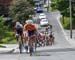 Rob Britton at the front of the peloton 		CREDITS:  		TITLE: Tour de Beauce 		COPYRIGHT: Rob Jones/www.canadiancyclist.com 2018 -copyright -All rights retained - no use permitted without prior; written permission