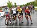 The jerseys at the beginning of the stage 		CREDITS:  		TITLE: Tour de Beauce 		COPYRIGHT: Rob Jones/www.canadiancyclist.com 2018 -copyright -All rights retained - no use permitted without prior; written permission