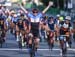 Riley Pickrell  takes the sprint ahead of Eduardo Cruz De La Mora 		CREDITS:  		TITLE: 2018 Tour de L Abitibi 		COPYRIGHT: Rob Jones/www.canadiancyclist.com 2018 -copyright -All rights retained - no use permitted without prior; written permission