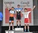 Stage 1 podium:  Eduardo Cruz De La Mora, Riley Pickrell, Taisei Hino  		CREDITS:  		TITLE: 2018 Tour de L Abitibi 		COPYRIGHT: Rob Jones/www.canadiancyclist.com 2018 -copyright -All rights retained - no use permitted without prior; written permission