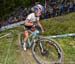 Emily Batty (Can) Trek Factory Racing XC 		CREDITS:  		TITLE: 2018 UCI World Cup Albstadt 		COPYRIGHT: Rob Jones/www.canadiancyclist.com 2018 -copyright -All rights retained - no use permitted without prior; written permission