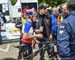 MTBs power couple Absalon and Ferrand Prevot 		CREDITS:  		TITLE: 2018 UCI World Cup Albstadt 		COPYRIGHT: Rob Jones/www.canadiancyclist.com 2018 -copyright -All rights retained - no use permitted without prior; written permission