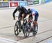 Lauriane Genest vs Natasha Hansen in SemiFinal 		CREDITS:  		TITLE: Commonwealth Games, Gold Coast 2018 		COPYRIGHT: Rob Jones/www.canadiancyclist.com 2018 -copyright -All rights retained - no use permitted without prior; written permission