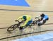 Kaarle McCulloch (Australia) vs Lauriane Genest (Canada) in Bronze medal ride 		CREDITS:  		TITLE: Commonwealth Games, Gold Coast 2018 		COPYRIGHT: Rob Jones/www.canadiancyclist.com 2018 -copyright -All rights retained - no use permitted without prior; wr