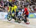 Kaarle McCulloch (Australia) vs Lauriane Genest (Canada) in Bronze medal ride 		CREDITS:  		TITLE: Commonwealth Games, Gold Coast 2018 		COPYRIGHT: Rob Jones/www.canadiancyclist.com 2018 -copyright -All rights retained - no use permitted without prior; wr