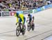 Kaarle McCulloch (Australia) vs Lauriane Genest (Canada) in Bronze medal ride 		CREDITS:  		TITLE: Commonwealth Games, Gold Coast 2018 		COPYRIGHT: Rob Jones/www.canadiancyclist.com 2018 -copyright -All rights retained - no use permitted without prior; wr