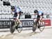 Walsh and Genest practice Team Sprint 		CREDITS:  		TITLE: Commonwealth Games Australia 		COPYRIGHT: ROB JONES/CANADIAN CYCLIST