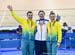 Rebecca Wiasak, Katie Archibald, Annette Edmondson 		CREDITS:  		TITLE: Commonwealth Games, Gold Coast 2018 		COPYRIGHT: Rob Jones/www.canadiancyclist.com 2018 -copyright -All rights retained - no use permitted without prior; written permission