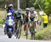 Chasing the break, Bostiock, Areruya and Potgieter 		CREDITS:  		TITLE: Commonwealth Games, Gold Coast 2018 		COPYRIGHT: Rob Jones/www.canadiancyclist.com 2018 -copyright -All rights retained - no use permitted without prior; written permission