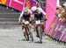 The sprint starts as they come off the velodrome track 		CREDITS:  		TITLE:  		COPYRIGHT: Rob Jones/www.canadiancyclist.com 2018 -copyright -All rights retained - no use permitted without prior; written permission