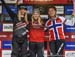 Junior Women podium: l to r: Paula Zibasa, Valentina Holl, Mille Johnset 		CREDITS:  		TITLE: 2018 La Bresse MTB World Cup 		COPYRIGHT: Rob Jones/www.canadiancyclist.com 2018 -copyright -All rights retained - no use permitted without prior; written permis