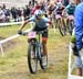 Emily Batty (Can) Trek Factory Racing XC 		CREDITS:  		TITLE: 2018 La Bresse MTB World Cup XCC 		COPYRIGHT: Rob Jones/www.canadiancyclist.com 2018 -copyright -All rights retained - no use permitted without prior; written permission