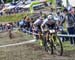 Nino Schurter (Sui) Scott-SRAM MTB Racing and Henrique Avancini (Bra) Cannondale Factory Racing XC 		CREDITS:  		TITLE: 2018 La Bresse MTB World Cup 		COPYRIGHT: Rob Jones/www.canadiancyclist.com 2018 -copyright -All rights retained - no use permitted wit