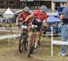 Mathias Flueckiger (Sui) Thomus-Rn Racing Team and Florian Vogel (Sui) Focus XC Team 		CREDITS:  		TITLE: 2018 La Bresse MTB World Cup 		COPYRIGHT: Rob Jones/www.canadiancyclist.com 2018 -copyright -All rights retained - no use permitted without prior; wr