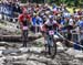 Emily Batty (Can) Trek Factory Racing XC and Annika Langvad (Den) Specialized Racing 		CREDITS:  		TITLE: 2018 La Bresse MTB World Cup 		COPYRIGHT: Rob Jones/www.canadiancyclist.com 2018 -copyright -All rights retained - no use permitted without prior; wr