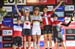 Podium: l to r- Pauline Ferrand Prevot, Emily Batty, Jolanda Neff, Annika Langvad, Alessandra Keller 		CREDITS:  		TITLE: 2018 La Bresse MTB World Cup 		COPYRIGHT: Rob Jones/www.canadiancyclist.com 2018 -copyright -All rights retained - no use permitted w