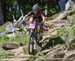 Malene Degn (Den) Ghost Factory Racing 		CREDITS:  		TITLE: 2018 MSA MTB World Cup 		COPYRIGHT: ROB JONES/CANADIAN CYCLIST