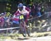 Amaury Pierron (Fra) Commencal / Vallnord 		CREDITS:  		TITLE: 2018 MSA MTB World Cup 		COPYRIGHT: Rob Jones/www.canadiancyclist.com 2018 -copyright -All rights retained - no use permitted without prior; written permission