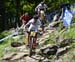 European Champion  Joshua Dubau (Fra) takes the lead down Beatrice 		CREDITS:  		TITLE: 2018 MSA MTB World Cup 		COPYRIGHT: ROB JONES/CANADIAN CYCLIST