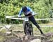 Ian Milleys bike broke 		CREDITS:  		TITLE: 2018 MSA MTB World Cup 		COPYRIGHT: ROB JONES/CANADIAN CYCLIST