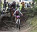 Sina Frei (Switzerland) leading Alessandra Keller (Switzerland) 		CREDITS:  		TITLE: 2018 MTB World Championships, Lenzerheide, Switzerland 		COPYRIGHT: Rob Jones/www.canadiancyclist.com 2018 -copyright -All rights retained - no use permitted without prio