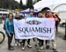 Team Squamish with local hero Miranda Miller 		CREDITS:  		TITLE: 2018 MTB World Championships, Lenzerheide, Switzerland 		COPYRIGHT: Rob Jones/www.canadiancyclist.com 2018 -copyright -All rights retained - no use permitted without prior; written permissi