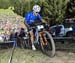 Gerhard Kerschbaumer (Italy) leading Nino Schurter (Switzerland) 		CREDITS:  		TITLE: 2018 MTB World Championships, Lenzerheide, Switzerland 		COPYRIGHT: Rob Jones/www.canadiancyclist.com 2018 -copyright -All rights retained - no use permitted without pri