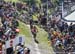 Annika Langvad (Denmark) and Kate Courtney (USA) 		CREDITS:  		TITLE: 2018 MTB World Championships, Lenzerheide, Switzerland