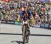 Kate Courtney (USA) wins 		CREDITS:  		TITLE: 2018 MTB World Championships, Lenzerheide, Switzerland