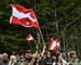 Austrians wait 		CREDITS:  		TITLE: 2018 MTB World Championships, Lenzerheide, Switzerland 		COPYRIGHT: Rob Jones/www.canadiancyclist.com 2018 -copyright -All rights retained - no use permitted without prior; written permission