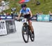 Marianne Theberge (Canada) fin ishing 8th 		CREDITS:  		TITLE: 2018 MTB World Championships, Lenzerheide, Switzerland 		COPYRIGHT: Rob Jones/www.canadiancyclist.com 2018 -copyright -All rights retained - no use permitted without prior; written permission