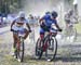 Sabine Spitz (Wiawis Bikes Pro Team) and Tanja Zakelj (Unior/Devinci Factory Racing) 		CREDITS:  		TITLE: 2018 UCI World Cup Nove Mesto 		COPYRIGHT: Rob Jones/www.canadiancyclist.com 2018 -copyright -All rights retained - no use permitted without prior; w