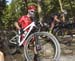 Gaze tries to make his way to the tech zone after a crash 		CREDITS:  		TITLE: 2018 UCI World Cup Nove Mesto 		COPYRIGHT: Rob Jones/www.canadiancyclist.com 2018 -copyright -All rights retained - no use permitted without prior; written permission