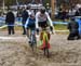 Maghalie Rochette (Can) CX Fever p/b Specialized leading Ellen Noble (USA) Trek Factory Racing 		CREDITS:  		TITLE: 2018 Pan American Continental Cyclo-cross Championships 		COPYRIGHT: Rob Jones/www.canadiancyclist.com 2018 -copyright -All rights retained