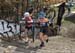 Ruby West and Clara Honsinger on teh stairs 		CREDITS:  		TITLE: 2018 Pan American Continental Cyclo-cross Championships 		COPYRIGHT: Rob Jones/www.canadiancyclist.com 2018 -copyright -All rights retained - no use permitted without prior, written permissi