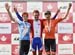 Podium: l to r - Ben Perry, Antoine Duchesne, Nigel Ellsay 		CREDITS:  		TITLE: Canadian Road National Championships - RR 		COPYRIGHT: Rob Jones/www.canadiancyclist.com 2018 -copyright -All rights retained - no use permitted without prior; written permiss