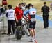 Getting ready to start the Repechage 		CREDITS:  		TITLE: 2018 Track World Championships, Apeldoorn NED 		COPYRIGHT: Rob Jones/www.canadiancyclist.com 2018 -copyright -All rights retained - no use permitted without prior; written permission