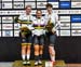 Stephanie Morton, Kristina Vogel, Pauline Sophie Grabosch 		CREDITS:  		TITLE: 2018 Track World Championships, Apeldoorn NED 		COPYRIGHT: Rob Jones/www.canadiancyclist.com 2018 -copyright -All rights retained - no use permitted without prior; written perm