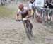 Peter Disera could not quite reel in Sean Fincham 		CREDITS:  		TITLE: 2018 MTB XC Championships - Team Relay 		COPYRIGHT: Rob Jones/www.canadiancyclist.com 2018 -copyright -All rights retained - no use permitted without prior; written permission