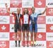 Emily Unterberger, Laurie Arseneault , Sophianne Samson 		CREDITS:  		TITLE: 2018 MTB XC Championships 		COPYRIGHT: Rob Jones/www.canadiancyclist.com 2018 -copyright -All rights retained - no use permitted without prior; written permission