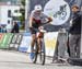 Carter Woods finishes in pain after crashing in the final 300 metres 		CREDITS:  		TITLE: Albstadt World Cup 		COPYRIGHT: Rob Jones/www.canadiancyclist.com 2019 -copyright -All rights retained - no use permitted without prior, written permission