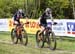 Laura Stigger (Aut) and Haley Batten (USA) 		CREDITS:  		TITLE: Albstadt World Cup 		COPYRIGHT: Rob Jones/www.canadiancyclist.com 2019 -copyright -All rights retained - no use permitted without prior, written permission