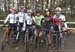 The six women who competed for Canadas first National title for Junior Women in CX 		CREDITS:  		TITLE: 2019 Canadian National Cyclocross Championships 		COPYRIGHT: Robert Jones/Canadiancyclist.com