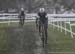 Maghalie Rochette (Specialized/Feedback Sports) started to open a gap on lap 3 as the weather got worse 		CREDITS:  		TITLE: 2019 Cyclocross National Championships 		COPYRIGHT: Rob Jones/www.canadiancyclist.com 2019 -copyright -All rights retained - no us