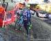 Clara Honsinger and Katie Clouse (United States) 		CREDITS:  		TITLE: 2019 Cyclocross World Championships, Denmark 		COPYRIGHT: Rob Jones/www.canadiancyclist.com 2019 -copyright -All rights retained - no use permitted without prior, written permission