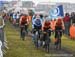 Dutch and Belgian squads at the front at start 		CREDITS:  		TITLE: 2019 Cyclocross World Championships, Denmark 		COPYRIGHT: Rob Jones/www.canadiancyclist.com 2019 -copyright -All rights retained - no use permitted without prior, written permission