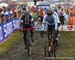 Katie Compton (United States) and Loes Sels (Belgium) 		CREDITS:  		TITLE: 2019 Cyclocross World Championships, Denmark 		COPYRIGHT: Rob Jones/www.canadiancyclist.com 2019 -copyright -All rights retained - no use permitted without prior, written permissio